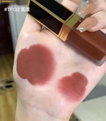 Son Kem Tom Ford Liquid Lip Luxe Matte 132 Heat Wave – Màu Đỏ Nâu Đất