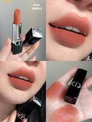 Son Dior Rouge Velvet 314 Grand Bal - Màu Cam Gạch Box Beo
