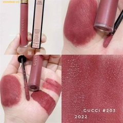 Son Kem Lì Gucci Rouge Liquid Matte Màu 203 Mildred Rosewood