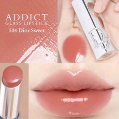 Son Dưỡng Dior Addict Glass Ultra-Shine and Hydrating Lip Gloss Stick 504 Dior Sweet