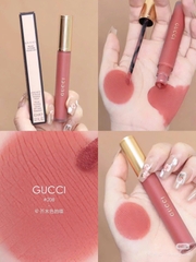 Son Kem Gucci Rouge Liquid Matte Màu 208 They Met in Argentina - Hồng Đất