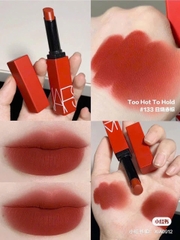 Son Nars PowerMatte Lipstick Ultra Mat 133 Too Hot To Hold - Màu Đỏ Cam Đất