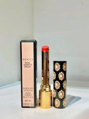 Son Gucci Rouge De Beauté Brillant 516 Margaret Ruby – Màu Đỏ Ánh Cam