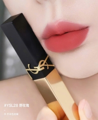 Son YSL The Slim Matte Lipstick 28 Wild Rose Hồng Đỏ Pha Cam