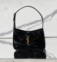 TÚI YSL LE 5 A7 HOBO BAG BLACK DA BÓNG (size 23x16cm)