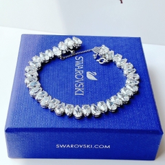 SWAROVSKI Millenia bracelet (Pear cut, White, Rhodium plated) - Vòng/lắc tay pha lê cắt giọt - SWAROVSKI - JEWELRY