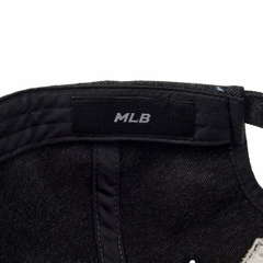 MLB Denim Coopers Unstructured Ball Cap New York Yankees NY BLACK - Mũ lưỡi trai, nón kết màu đen