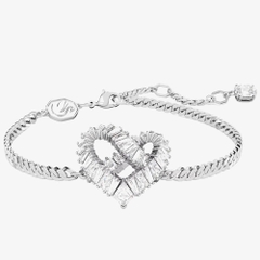 SWAROVSKI Matrix bracelet (Heart, White, Rhodium plated) - Vòng/lắc tay Hình Trái Tim - SWAROVSKI - JEWELRY