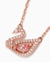 SWAROVSKI Dazzling Swan necklace (Swan, Pink, Rose gold-tone plated) - Dây cổ, dây chuyền SWAROVSKI - JEWELRY NECKLACE