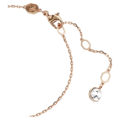 CHÍNH HÃNG - SWAROVSKI Connexus bracelet (Mixed cuts, Heart, Pink, Mixed metal finish) - Vòng, lắc tay, trái tim hồng nhẫn, mạ tone gold - JEWELRY BRACELET