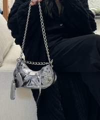 TÚI BALENCIAGA LE CAGOLE CHAIN BAG XS SILVER