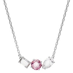 SWAROVSKI Mesmera pendant (Mixed cuts, Pink, Rhodium plated) - Dây cổ, dây chuyền SWAROVSKI - JEWELRY NECKLACE