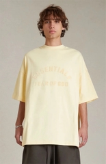 ÁO ESSENTIALS FEAR OF GOD HEAVY CREWNECK TEE YELLOW