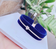 SWAROVSKI One bracelet (Heart, Pink, Rose gold-tone plated) - Vòng/lắc tay pha lê, hình tim hồng - SWAROVSKI - JEWELRY