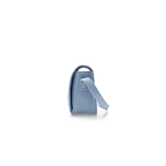 MLB Lettering vintage denim cross bag New York Yankees - Túi đeo chéo màu xanh