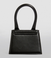 Túi JACQUEMUS Mini Leather Le Chiquito Black (size 12cm)