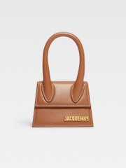Túi JACQUEMUS Mini Leather Le Chiquito Light Brown (size 12cm)