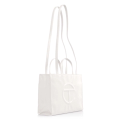 TÚI TELFAR WHITE BAG - MEDIUM M SIZE (38x28x13cm) - TÚI ĐEO CHÉO TELFAR MÀU TRẮNG