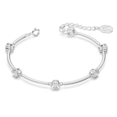 SWAROVSKI Constella bangle (Round cut, White, Rhodium plated) - Vòng, lắc tay pha lê trắng - JEWELRY BRACELET