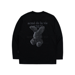 ÁO THUN ADLV FUZZY RABBIT LONGSLEEVE BLACK ĐEN