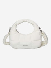 TÚI WHOAU PADDED HOBO WHITE BAG - TÚI XÁCH PHAO MÀU TRẮNG