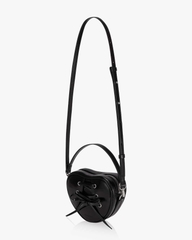 TÚI FIND KAPOOR RIBBON TIE HEART BAG - BLACK ĐEN