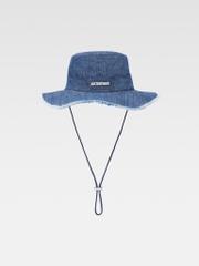 MŨ JACQUEMUS LE BOB ARTICHAUT BLUE DENIM - LE CHOU CHOU - BUCKET HAT