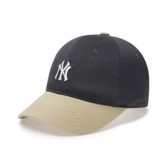 Mũ MLB Varsity one point color scheme unstructured ball cap New York Yankees NY Charcoal Grey - Mũ lưỡi trai, nón kết phối màu than chì