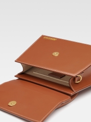 Túi JACQUEMUS Mini Leather Le Chiquito Light Brown (size 12cm)
