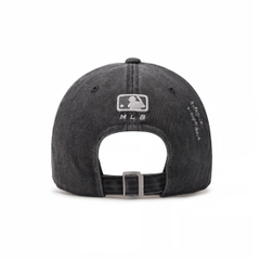 MLB Damage Washing Unstructured Ball Cap New York Yankees CHARCOAL GREY - Mũ lưỡi trai, nón kết