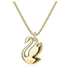 SWAROVSKI Swan pendant (Swan, Medium, Red, Gold-tone plated) - Dây cổ, dây chuyền thiên nga đỏ - JEWELRY NECKLACE