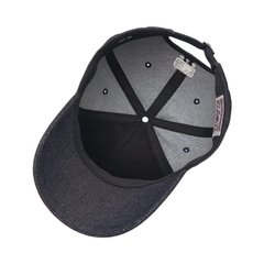 Mũ MLB Culsive Lettering Denim Unstructured Ball Cap New York Yankees NAVY DENIM