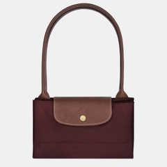 CHÍNH HÃNG - LARGE SIZE - TÚI LONGCHAMP LE PLIAGE ORIGINAL L TOTE BAG - BURGUNDY - Túi xách màu đỏ sẫm