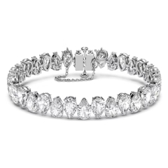 SWAROVSKI Millenia bracelet (Pear cut, White, Rhodium plated) - Vòng/lắc tay pha lê cắt giọt - SWAROVSKI - JEWELRY