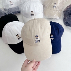 SPAO BEAR BALL CAP BEIGE - Mũ lưỡi trai, nón kết màu be