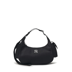 Túi MLB Nylon Cargo crossbody / shoulder Bag New York Yankees - Túi xách, đeo chéo màu đen trơn, logo ny