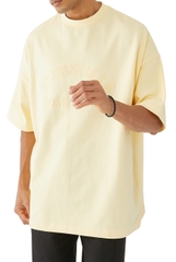 ÁO ESSENTIALS FEAR OF GOD HEAVY CREWNECK TEE YELLOW
