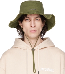 MŨ JACQUEMUS LE BOB ARTICHAUT KHAKI - LES CLASSIQUES - BUCKET HAT