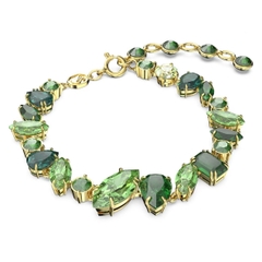 SWAROVSKI Gema bracelet (Mixed cuts, Green, Gold-tone plated) - Vòng/lắc tay SWAROVSKI - JEWELRY