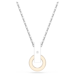 SWAROVSKI Connexus pendant (Mixed cuts, `Love is around`, White, Mixed metal finish) - Dây cổ, chuyền, vòng tròn, phối đá pha lê..