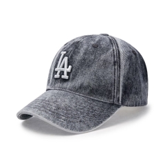 MLB Heavy Washing Unstructured Ball Cap LA / NY - Mũ lưỡi trai, nón kết