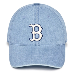 Mũ MLB Denim Boston Red Sox Ball Cap - Mũ lưỡi trai, nón kết màu xanh denim