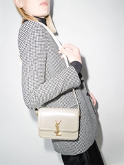 TÚI YSL SOLFERINO SMALL WHITE (size 19x13cm)