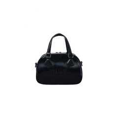 TÚI TOTE ADLV ENAMEL BOWLING BLACK ĐEN