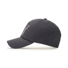 Mũ MLB Basic Coopers Washed Unstructured Ball Cap New York Yankees Grey - Mũ lưỡi trai, nón kết màu xám