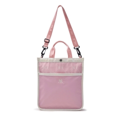MLB Dia Monogram School Bag Set (backpack + tote crossbody bag) NY NEW YORK Pink - Bộ gồm 2 món (Balo + Túi) màu hồng