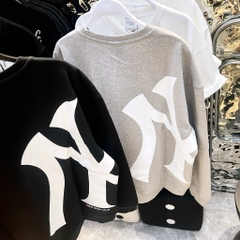 ÁO NEW ERA LOGO PATCH BIGLOGO SWEATSHIRT NEYAN GREY
