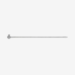 Pandora Moments Snake Chain Bracelet (Crown Clasp, Silver Sterling) - Vòng/lắc tay bạc 925, khoá tim vương miệng, dáng mềm - JEWELRY BRACELET
