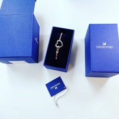 SWAROVSKI Hyperbola bangle (Infinity and heart, White, Mixed metal finish) - Vòng, lắc tay hình tim vô cực vĩnh cửu - JEWELRY BRACELET