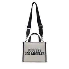 TÚI MLB Varsity Jacquard Small Tote Bag LA Dodgers WHITE